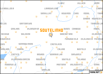 map of Soutelinho