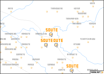 map of Souté