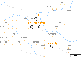 map of Souté