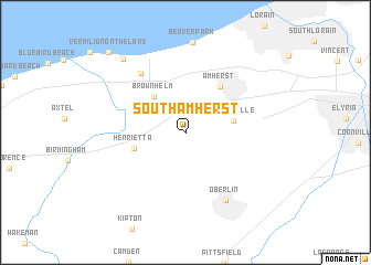 map of South Amherst