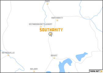 map of South Amity