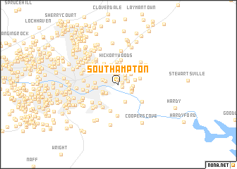 map of Southampton