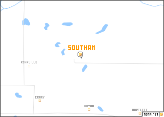 map of Southam