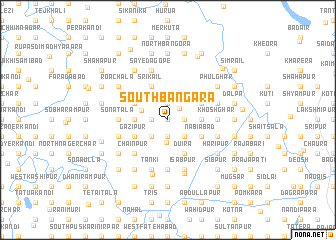 map of South Bāngara