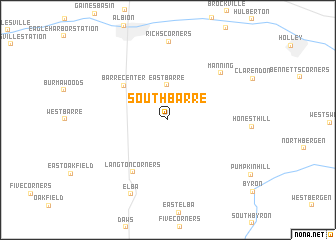 map of South Barre