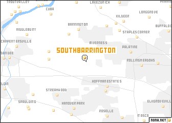 map of South Barrington