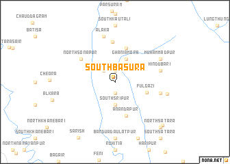 map of South Bāsura