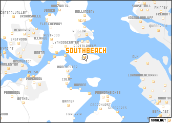 map of South Beach