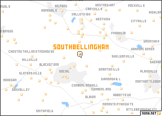 map of South Bellingham