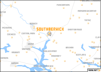 map of South Berwick