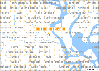 map of South Bhutardia