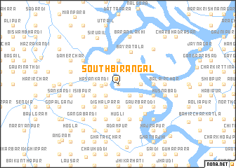 map of South Birangal