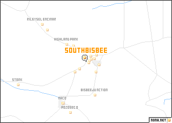 map of South Bisbee