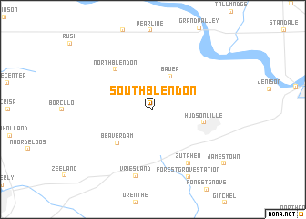 map of South Blendon