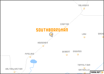 map of South Boardman