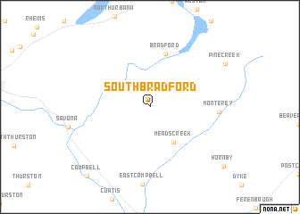 map of South Bradford