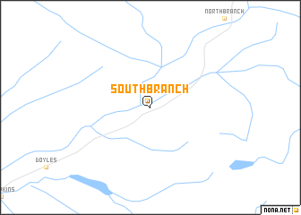 map of South Branch