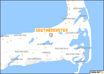 map of South Brewster
