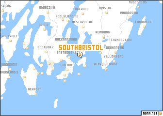 map of South Bristol