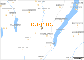 map of South Bristol