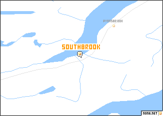 map of South Brook