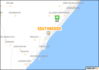 map of Southbroom