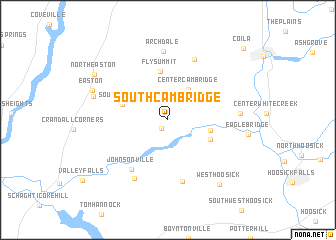 map of South Cambridge