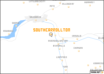 map of South Carrollton