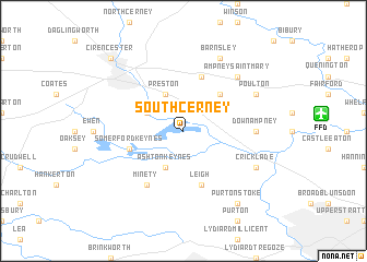 map of South Cerney
