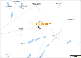 map of South Cheney