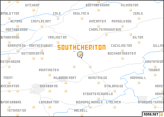 map of South Cheriton