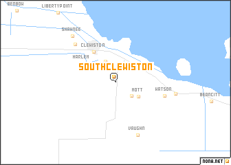 map of South Clewiston