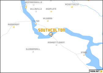 map of South Colton