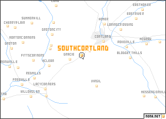 map of South Cortland