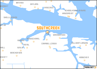 map of South Creek