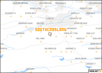 map of South Crosland
