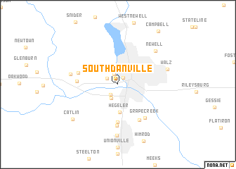 map of South Danville