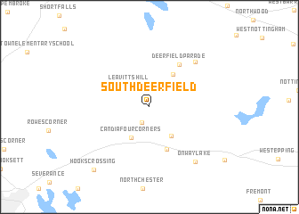 map of South Deerfield