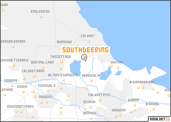 map of South Deering