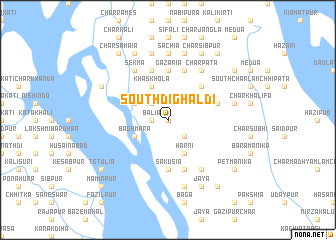 map of South Dighaldi