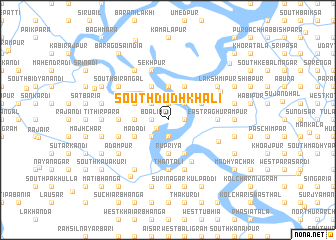 map of South Dudhkhāli