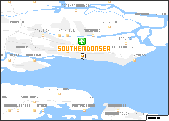 map of Southend-on-Sea