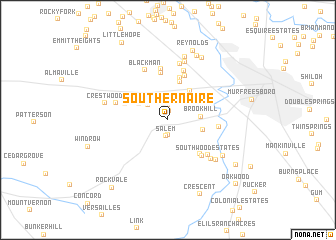 map of Southern Aire