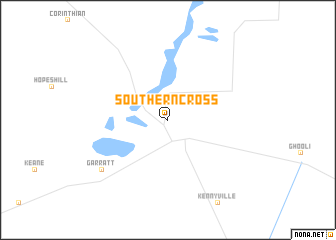 map of Southern Cross