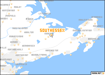 map of South Essex