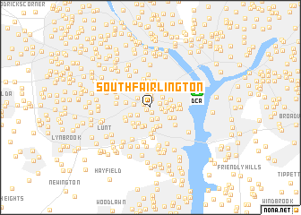 map of South Fairlington