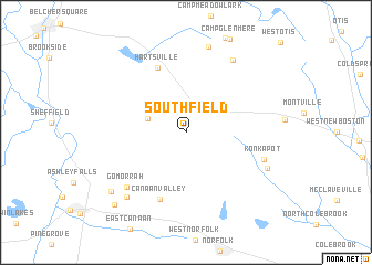 map of Southfield