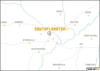 map of South Flomaton