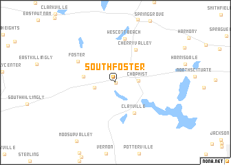 map of South Foster