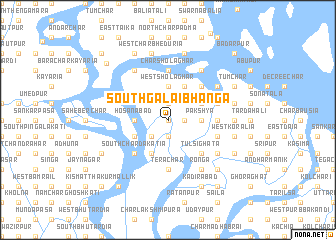 map of South Galāibhānga